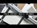 Tim Holtz Tonic Rotary Media Trimmer Replacement Carriage Blade 3959e Live Demo Video