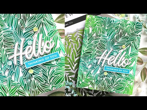 Tim Holtz Distress Spray Stain SALVAGED PATINA Ranger tss72782 Climbing Leaves Stunning Background Video