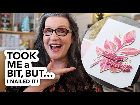 Simon Says Stamp! PinkFresh Studio DETAILED LEAF Hot Foil Plate 183322