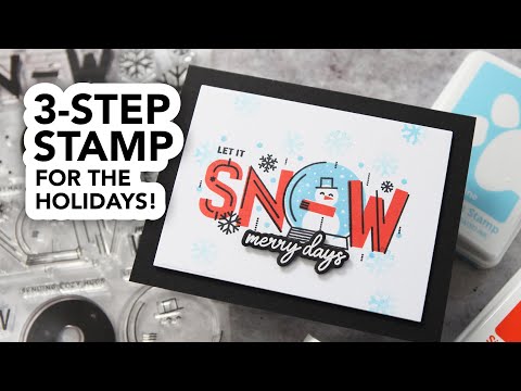 Simon Says Stamp! CZ Design Wafer Dies LET IT SNOW czd183c Cozy Hugs