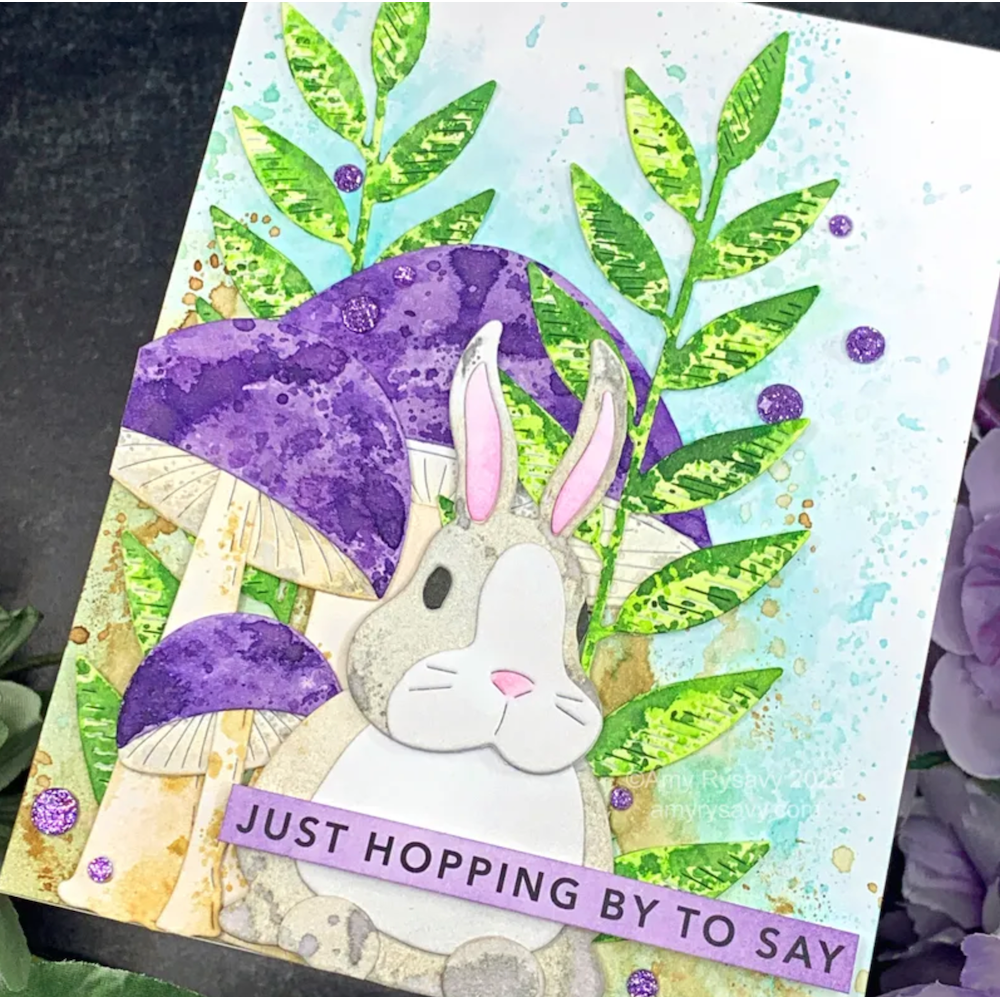 PinkFresh Studio AMETHYST Glitter Drops pf099es Hopping By | color-code:ALT01