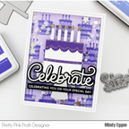 Pretty Pink Posh LAYERED BIRTHDAY CAKE Stencils | color-code:ALT2