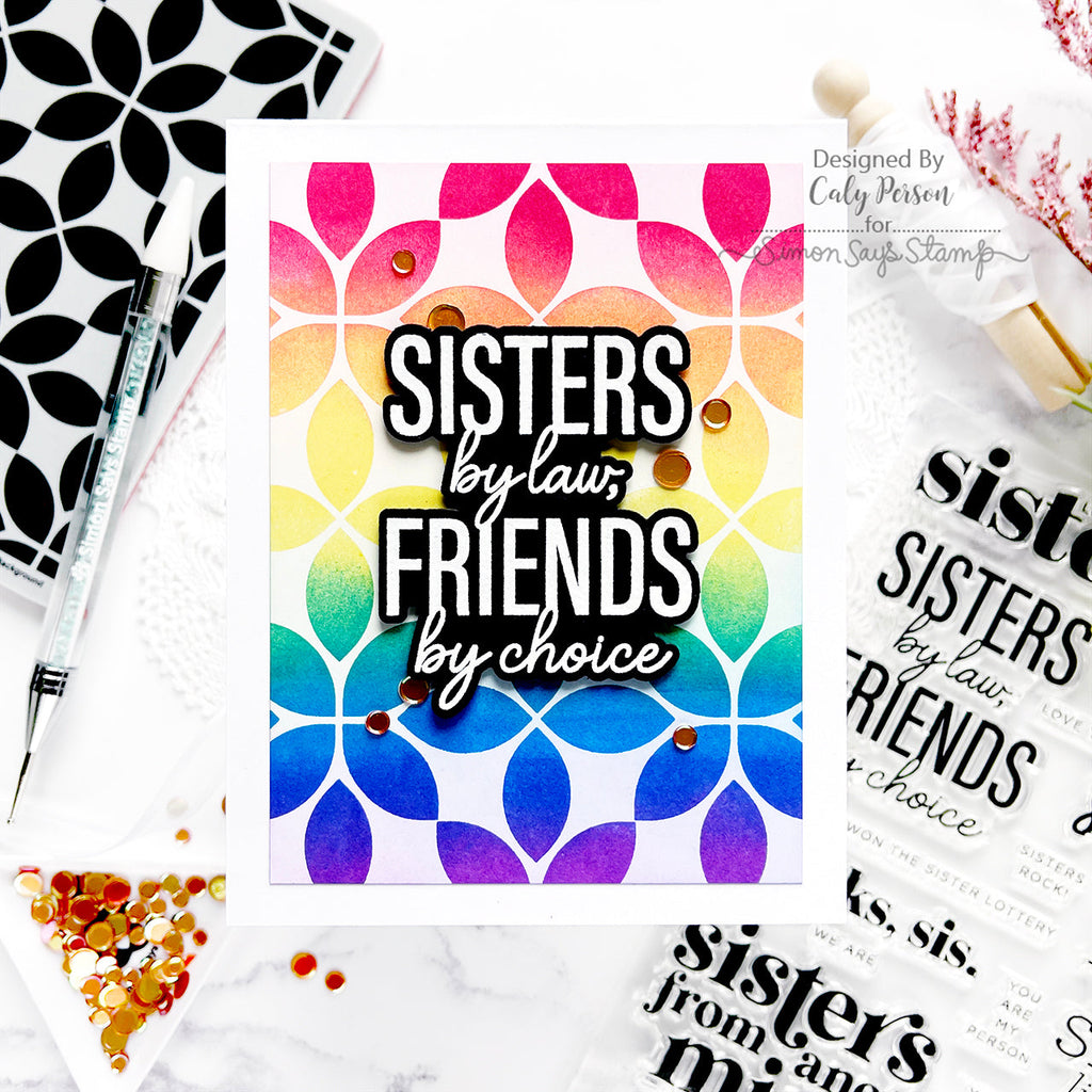 Simon Says Stamp Confetti Rose Gold rg0423 Sister Card | color-code:ALT02