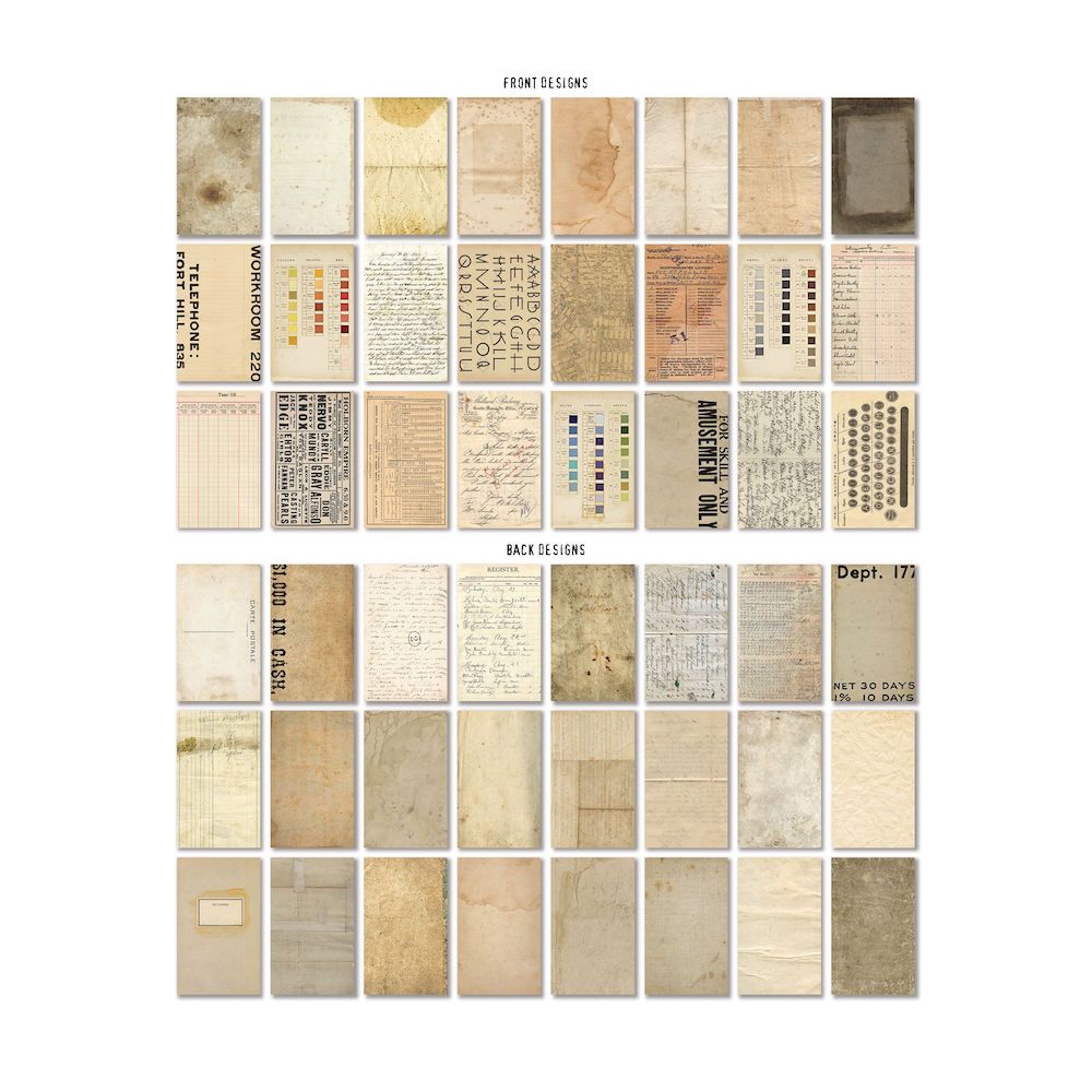 Tim Holtz Idea-ology BACKDROPS VOLUME 4 th94308 - Designs