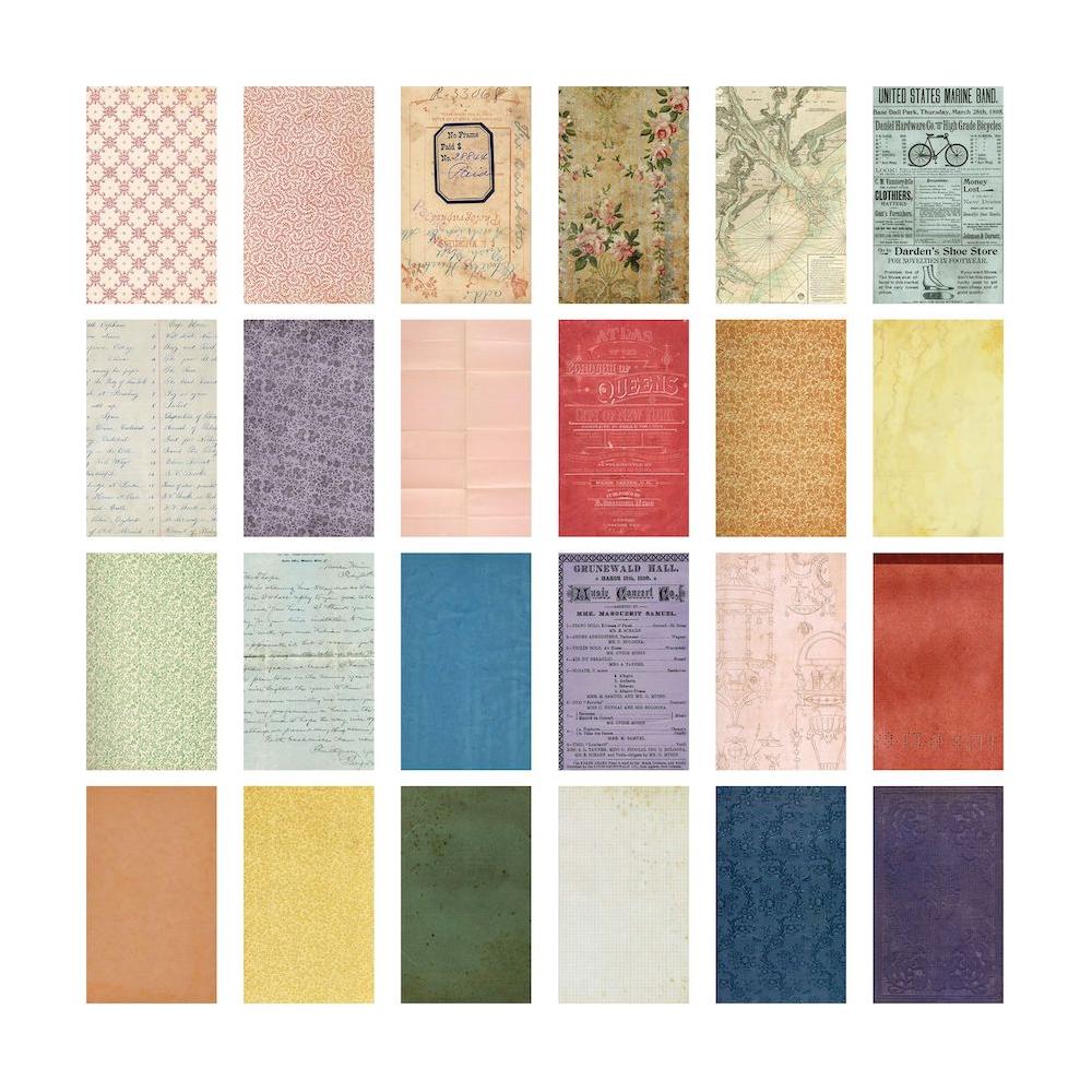 Tim Holtz Idea-ology BACKDROPS VOLUME 5 th94309 - Back Designs