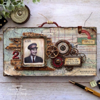Tim Holtz Idea-ology Photo Frames th94321 Travel the world | color-code:ALT01