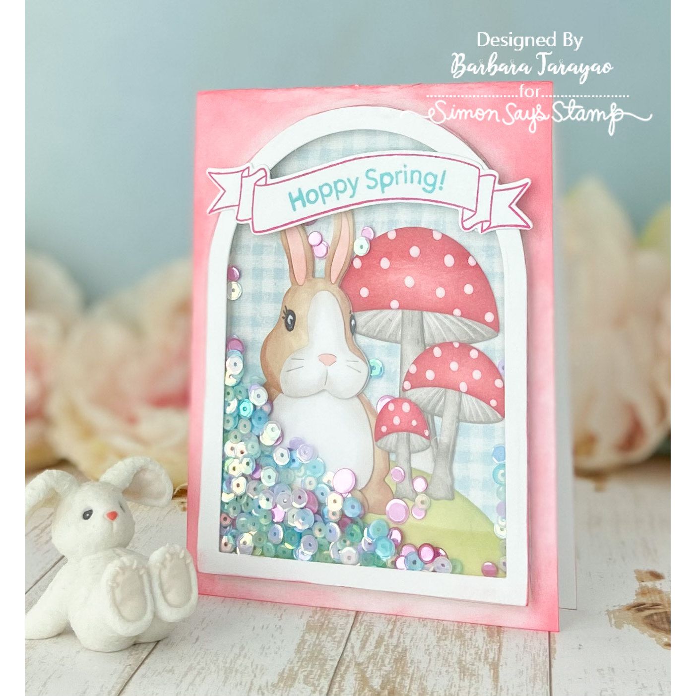 Simon Says Stamp Layered Bunny Wafer Die s784 Easter Card | color-code:ALT02