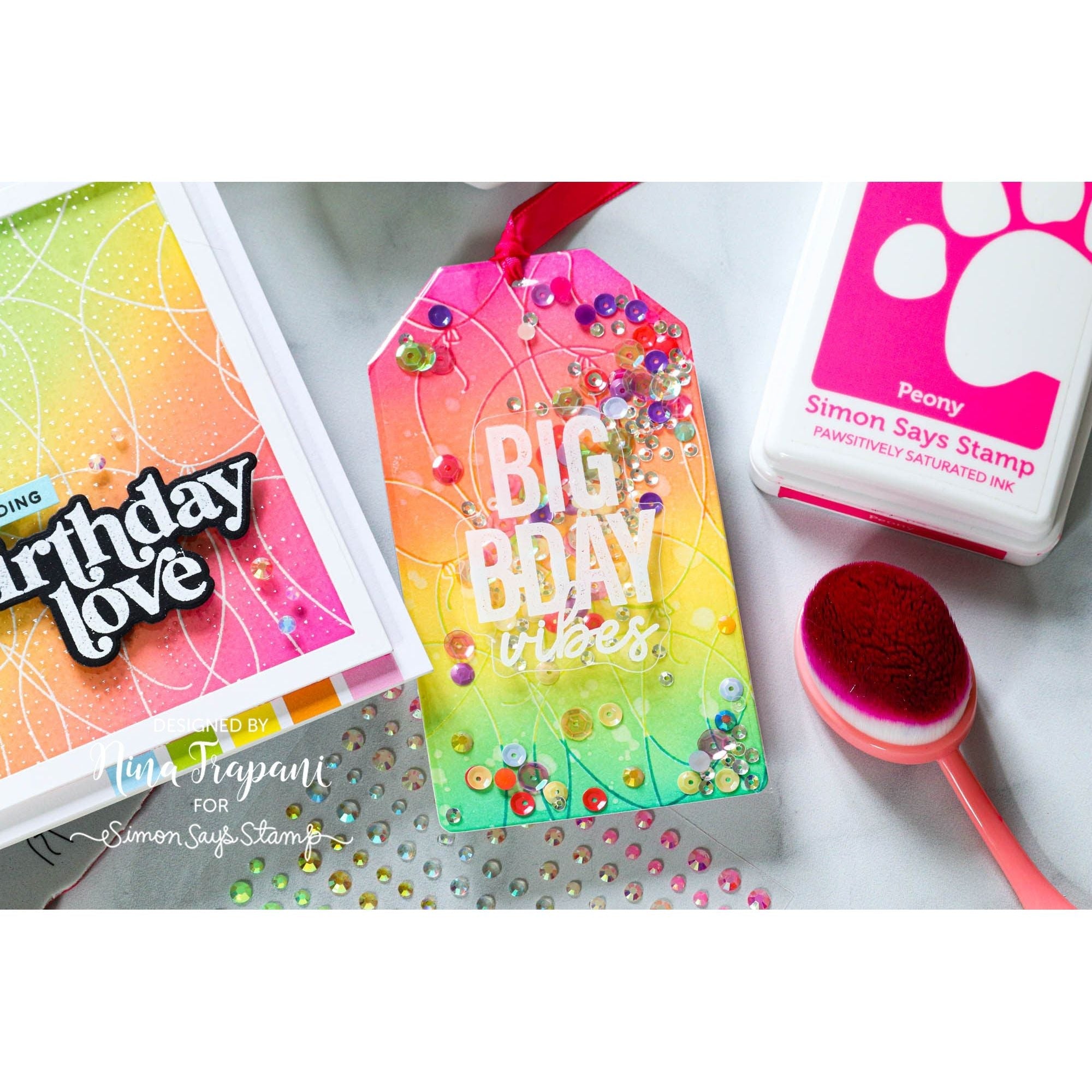 Clear Lightweight Acetate Shaker Tag | color-code:ALT04