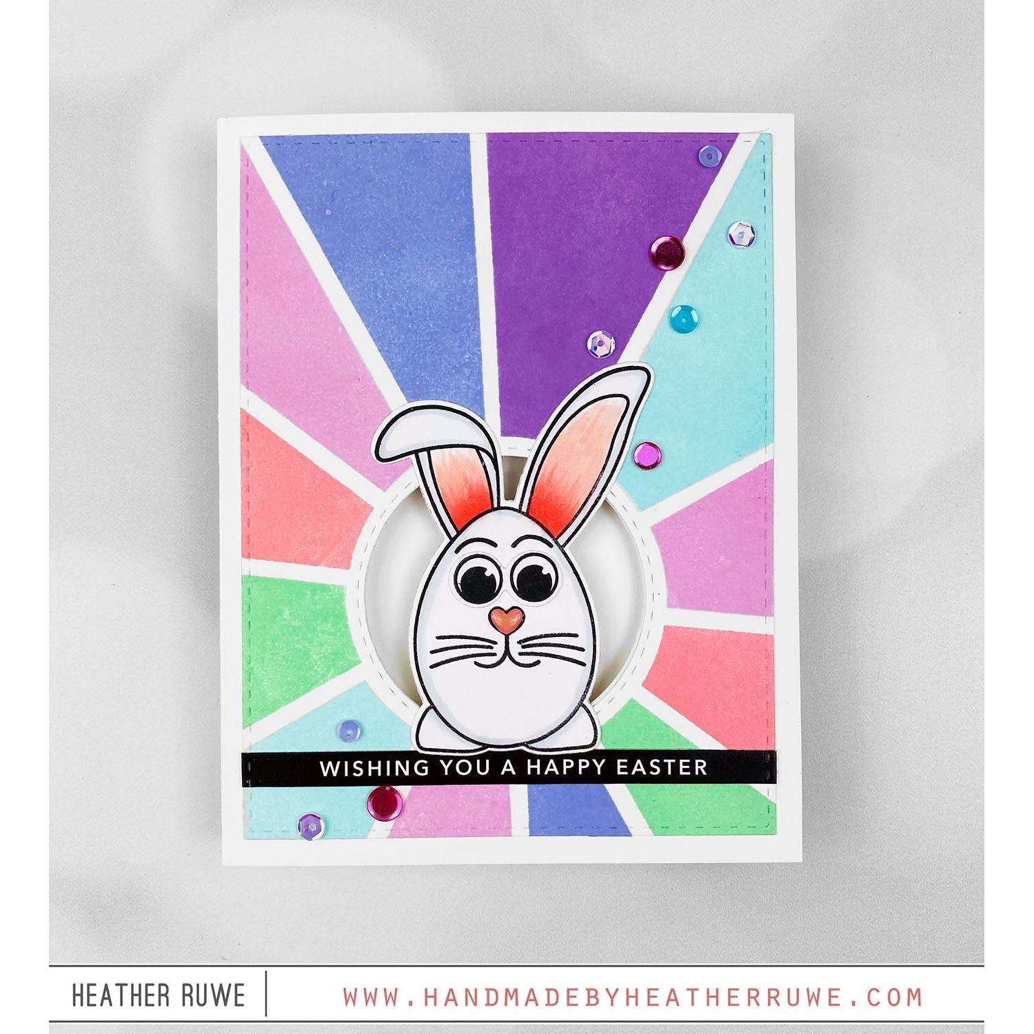 Simon Says Cling Stamps Sunshine Background sss102675 Easter Bunny Card | color-code:ALT09