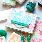 Spring Florals Folk Art Card | color-code:ALT02