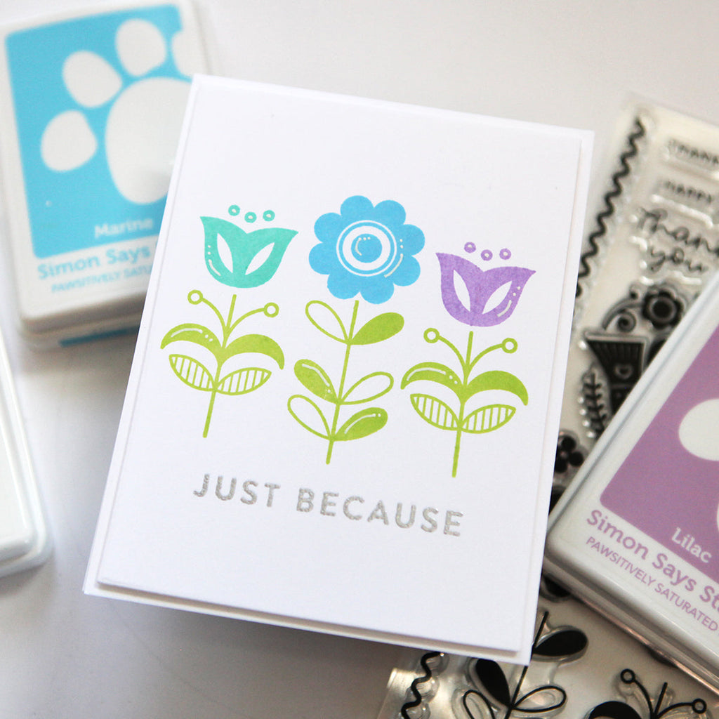 Spring Flowers in Cool Colors | color-code:ALT06