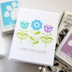 Spring Flowers in Cool Colors | color-code:ALT06
