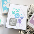 Spring Flowers in Cool Colors | color-code:ALT07