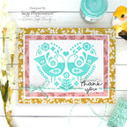 Rustic Folk Art Card | color-code:ALT09