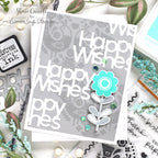 Repeated Happy Wishes Card | color-code:ALT11
