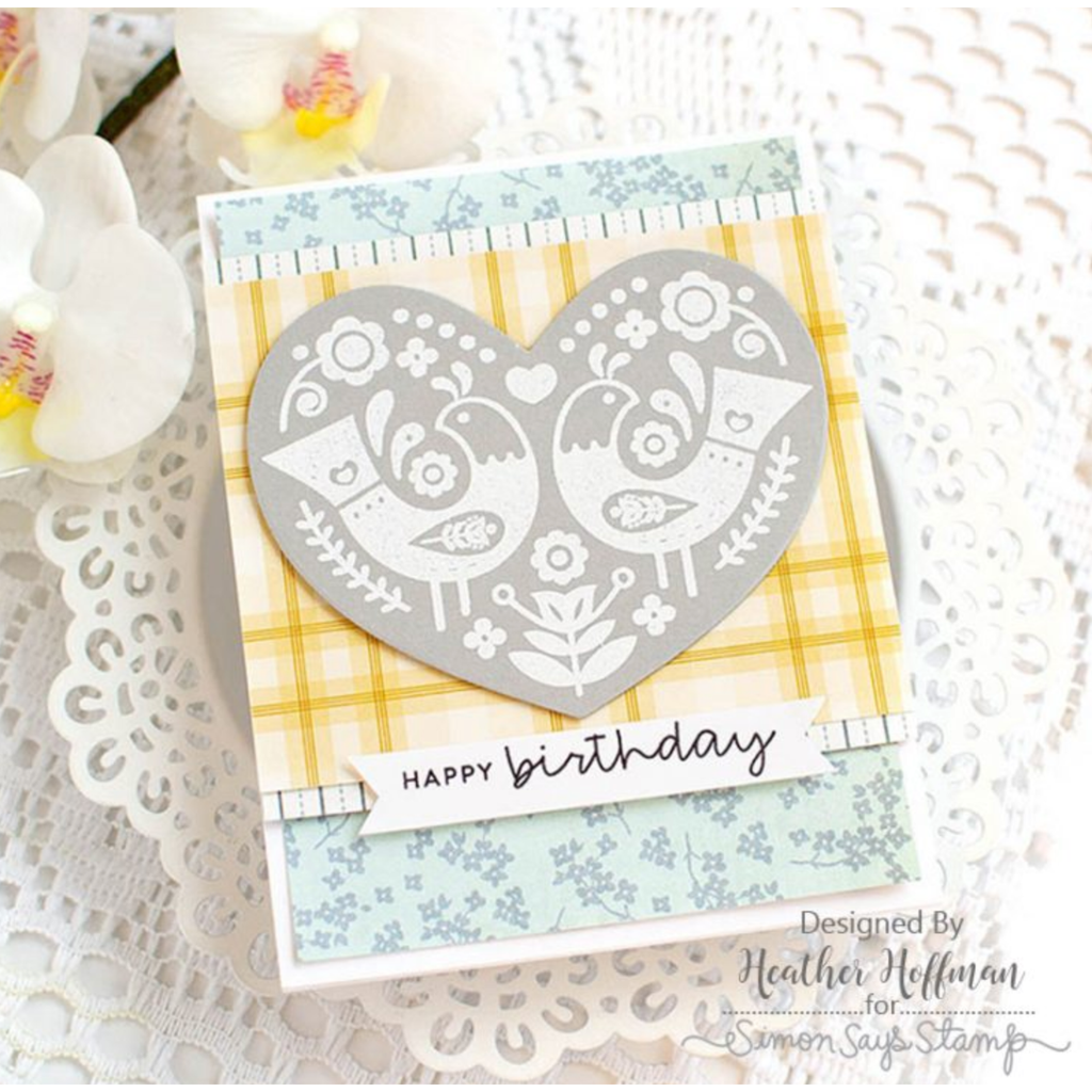 Folk Heart with Patterned Paper Accents | color-code:ALT15