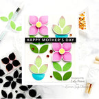 Simon Says Clear Stamps Geo Flower Building sss302684c Mother's Day Card | color-code:ALT04