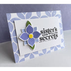 Simon Says Clear Stamps Geo Flower Building sss302684c Sisters Card | color-code:ALT05