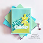 Simon Says Clear Stamps Geo Flower Building sss302684c Gracias Card | color-code:ALT09