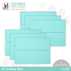 Simon Says Stamp Envelopes A7 AUDREY BLUE sss99 Be Creative