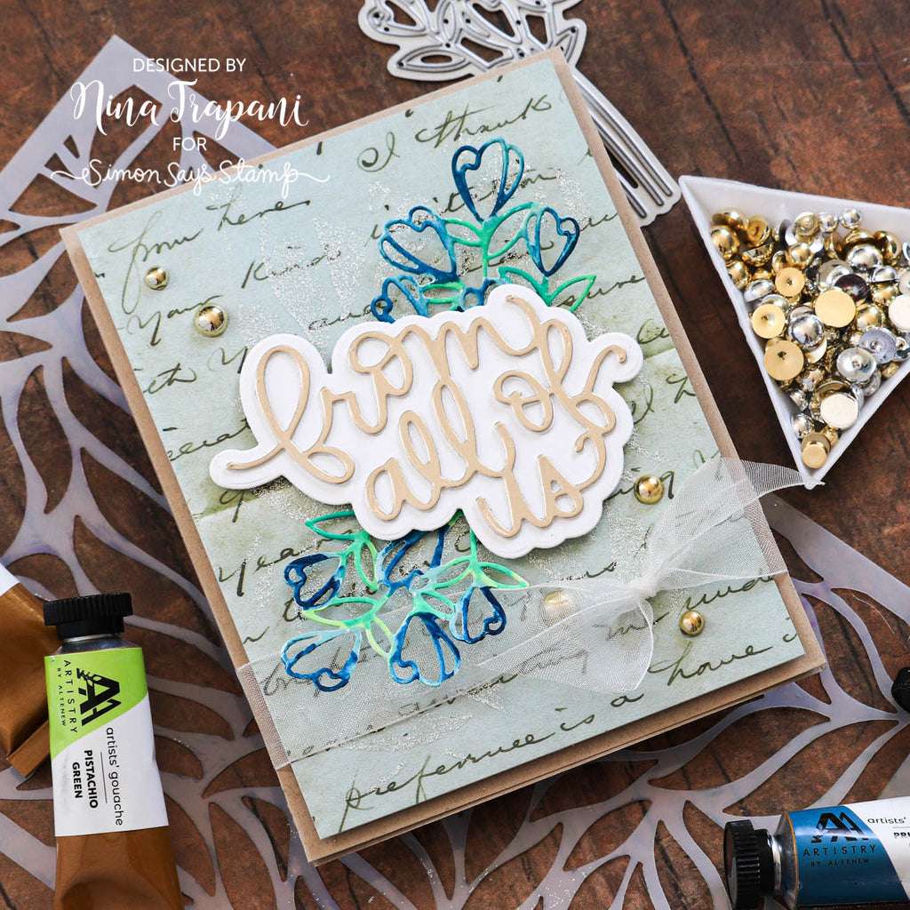 Simon Says Stamp From All Of Us Script Wafer Dies sssd112787 From All of Us Card | color-code:ALT01
