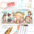Simon Says Stamp Magical Spring Wafer Dies sssd112788c Fairy Scene Card | color-code:ALT06