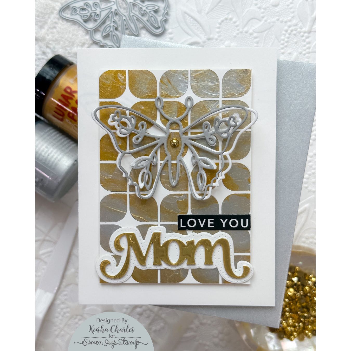 Simon Says Stamp Fancy Mom And Shadow Wafer Dies sssd112801 Mom Card | color-code:ALT04