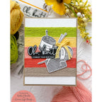 Simon Says Stamp Yarn Love Images Wafer Dies sssd112804c Yarn Pun Card | color-code:ALT01