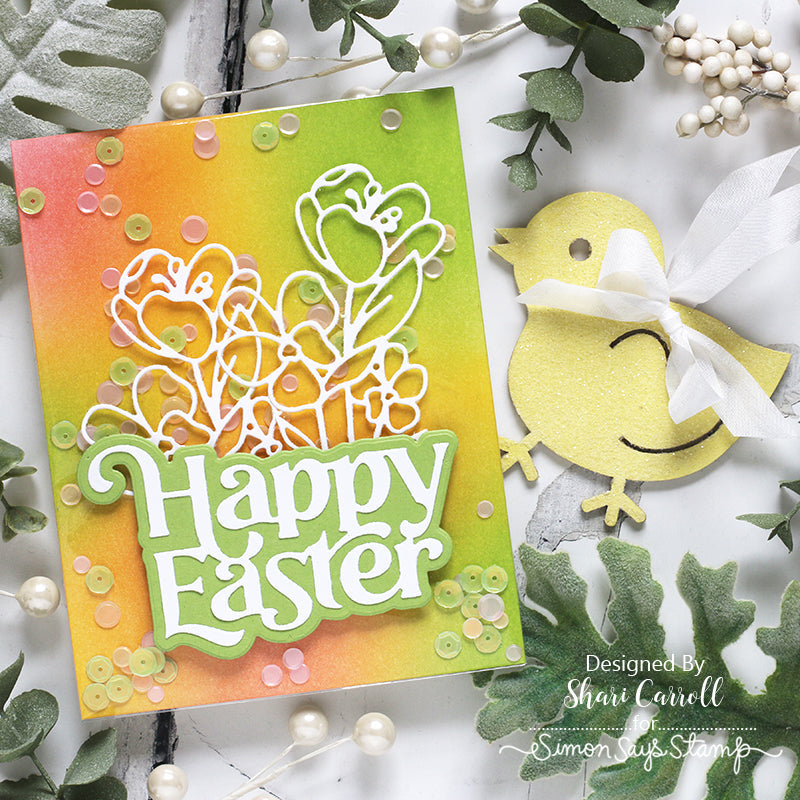 Simon Says Stamp FANCY HAPPY EASTER Wafer Dies sssd112810 Easter Ensemble | color-code:ALT01