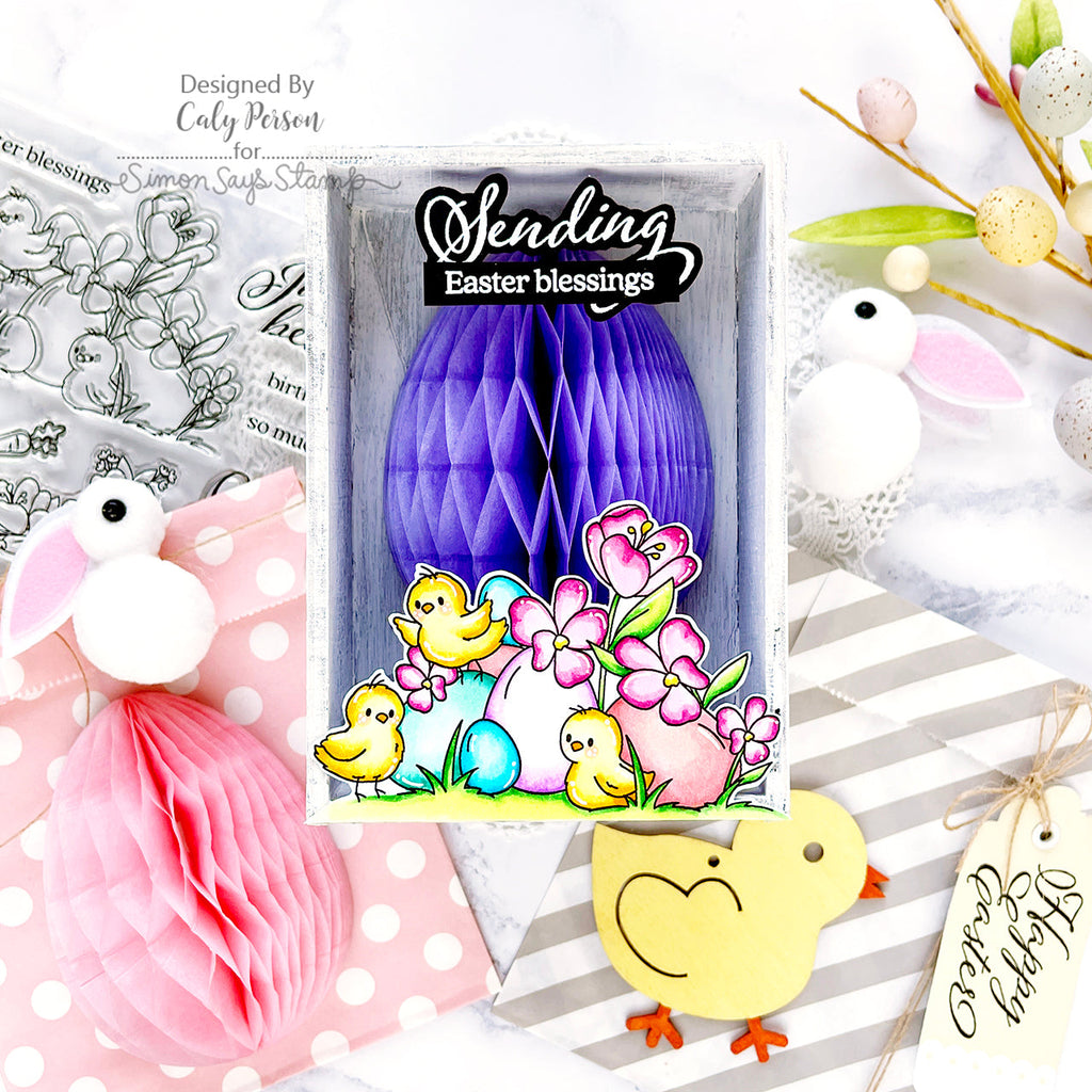 Simon Says Stamp SWEET TWEETS Wafer Dies sssd112811c Easter Vignette Box | color-code:ALT04