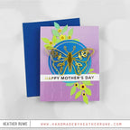 Simon Says Stamp Rose Winged Butterfly Wafer Die sssd112825 Butterfly Mom Card | color-code:ALT11