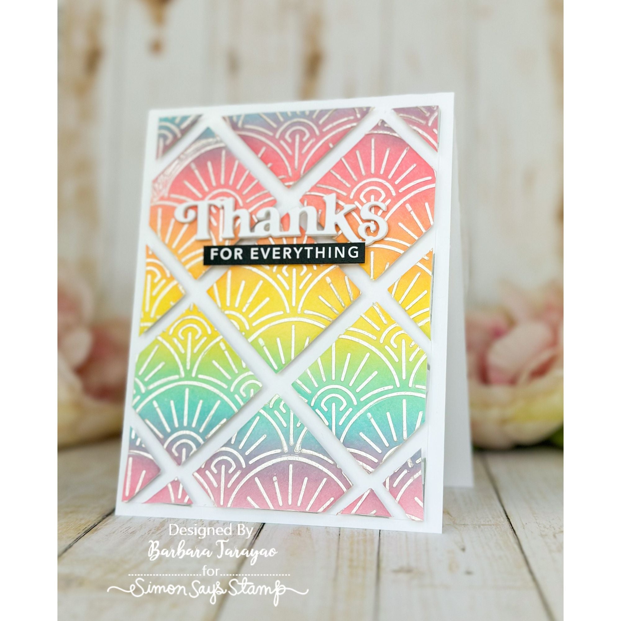 Simon Says Stamp SINGLE SQUARE Wafer Dies sssd112832 Squares Thanks Card  | color-code:ALT04