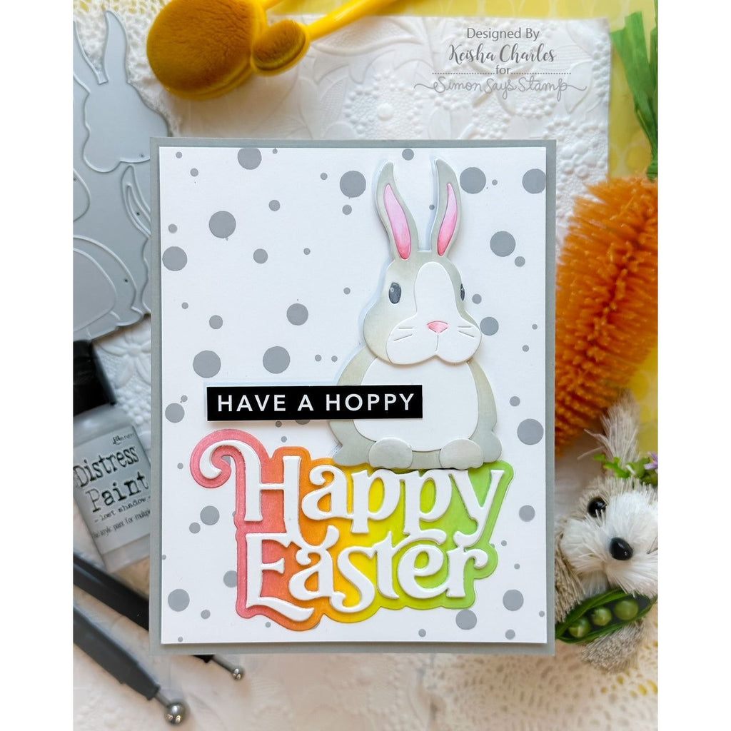 Simon Says Stamp Sentiment Strips Reverse Some Bunny sssg131131 Easter Card | color-code:ALT05