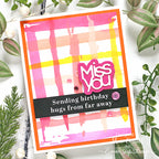 Brush Stroke Plaid Card | color-code:ALT02