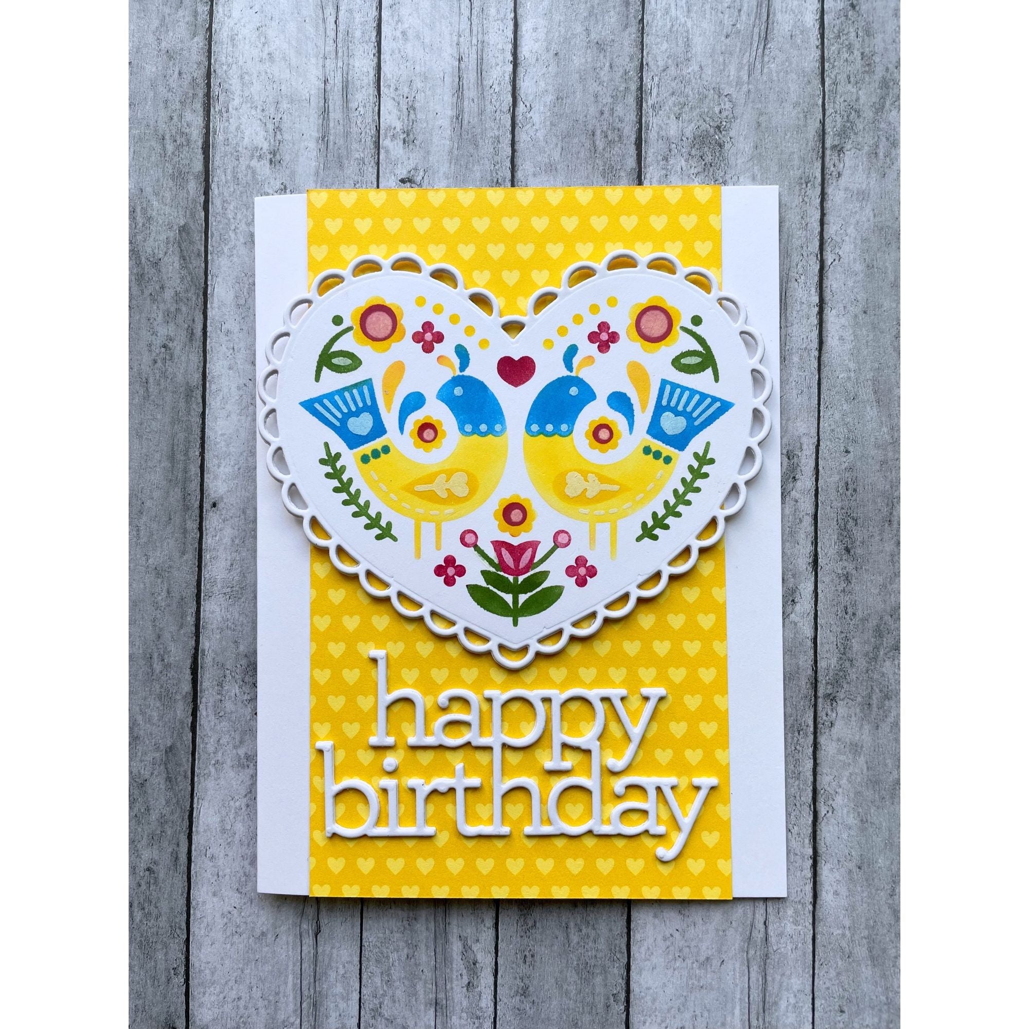 Simon Says Stamp Stencils LAYERED FOLKSY HEART ssst221676c  Birthday Card | color-code:ALT03