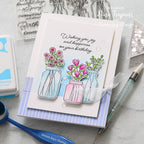 Simon Says Stamp Stencil Botanical Jars ssst221678 Spring Birthday Card | color-code:ALT01