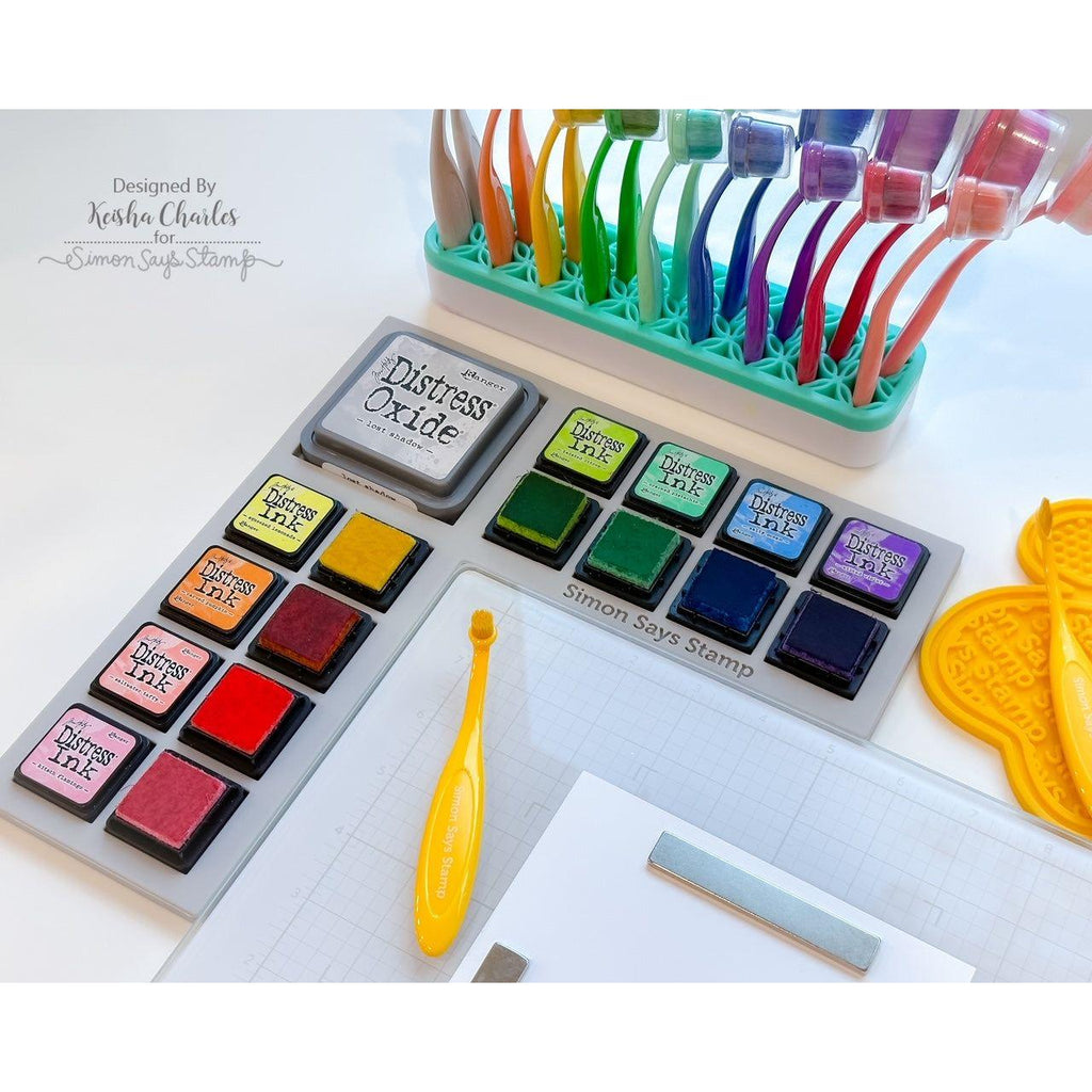 Simon Says Stamp CORNER INK CUBE HOLDER st0102 Ink Cubes Beauty Shot| color-code:ALT04