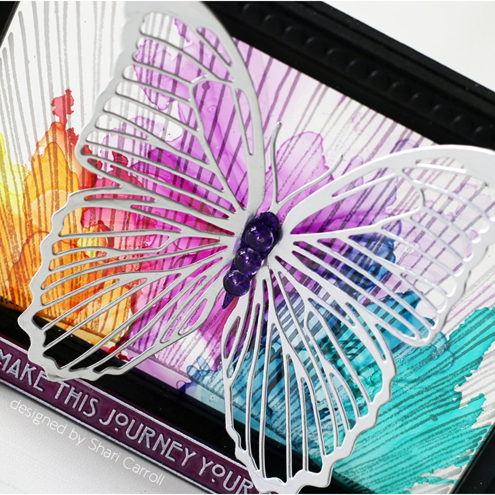 Tim Holtz Alcohol Ink MONSOON Ranger tal70214 See Thru Frame Project | color-code:ALT04