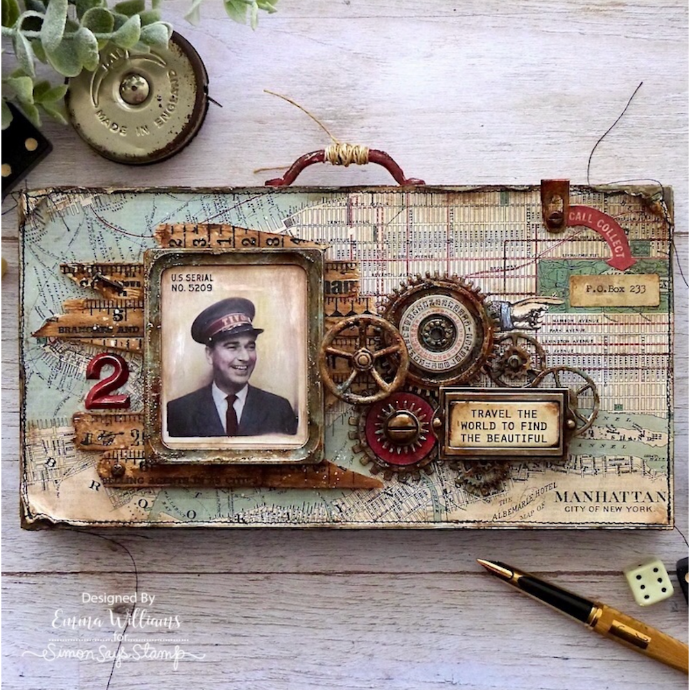 Tim Holtz DISTRESS CRACKLE PASTE OPAQUE Ranger tda71303 Travel The World Vignette Tray | color-code:ALT09