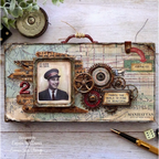 Tim Holtz DISTRESS CRACKLE PASTE OPAQUE Ranger tda71303 Travel The World Vignette Tray | color-code:ALT09
